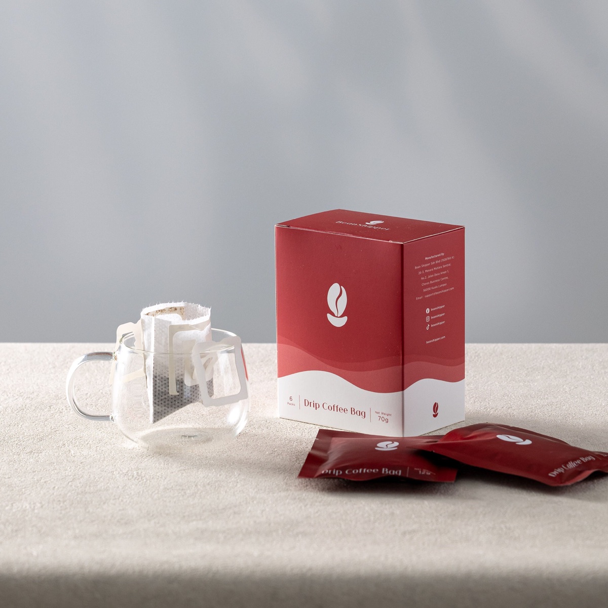 Bean Shipper Drip Coffee Bag box